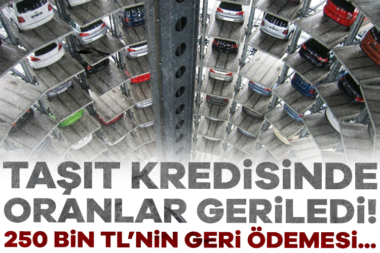 Geçen hafta yüzde 3,45 seviyesinde bulunan taşıt kredisi oranları, bu