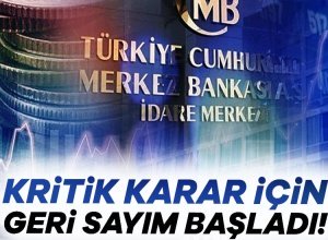 Bugün, saat 14.00'te Türkiye Cumhuriyet Merkez Bankası'nın açıklayacağı politika faiz
