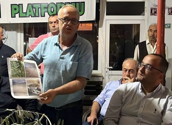Balıkesir’in Bandırma ilçesine bağlı Yeşilçomlu Mahallesi’nde taş ocağı sahasını genişletmek