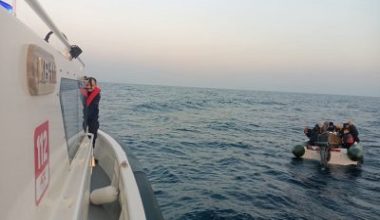 Balıkesir’in Ayvalık içesinde yasa dışı yollarla Yunanistan’ın Midilli Adası’na gitmek