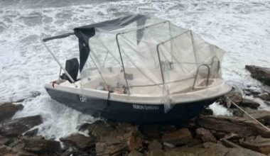 Erdek'ten fırtına nedeniyle kaybolan 'Nurun Öyküsü' teknesi, Çanakkale'nin Biga ilçesinde