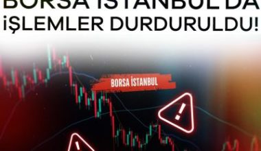 Borsa İstanbul'da bugün sert düşüşler yaşandı. Saat 09,55'te BIST 100