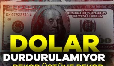 Yükselişini sürdüren dolar tarihinde ilk kez 40 TL'yi aştı.