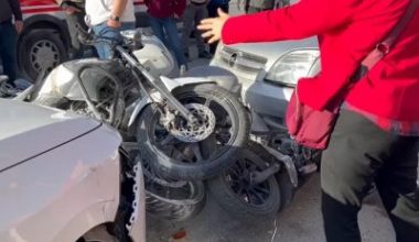 Balıkesir’in Ayvalık ilçesinde motosiklet kullanırken nöbet geçiren epilepsi hastası kaza