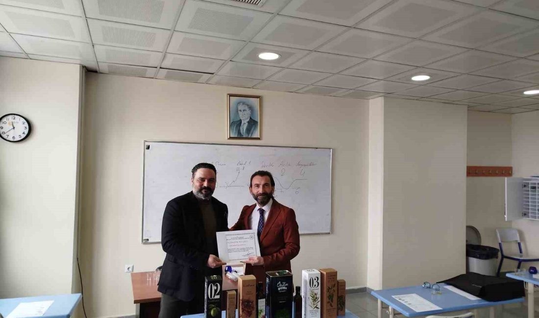 Üniversite öğrencileri zeytinyağı tadım eğitimi aldı Balıkesir Üniversitesi Burhaniye Uygulamalı Bilimler Fakültesi (BUBFA) Gastronomi ve Mutfak