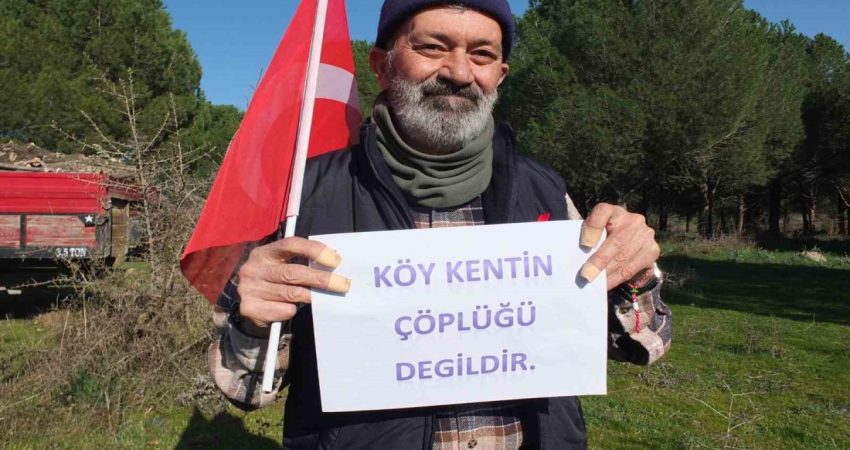 Balıkesir’de köylülerin katı atık tesisine tepkisi Balıkesir’in Burhaniye ilçesine bağlı Şahinler Mahallesinde köylüler, belediyenin kurmak istediği