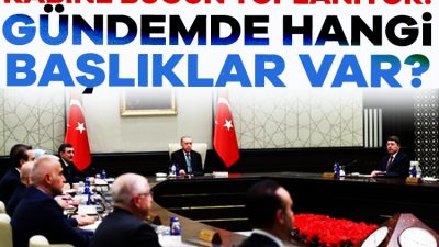 Cumhurbaşkanlığı Kabinesi, Cumhurbaşkanı Recep Tayyip Erdoğan başkanlığında bugün Beştepe'de toplanacak.
