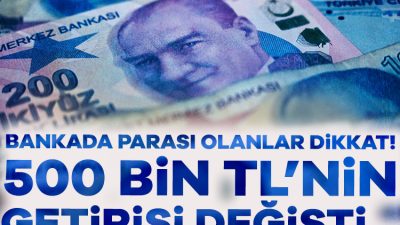 2024'ün Aralık'ında 1 milyon TL mevduatın '32 günlük' getirisi 43