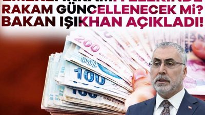 Çalışma ve Sosyal Güvenlik Bakanı Vedat Işıkhan, emekli ikramiyeleri ile
