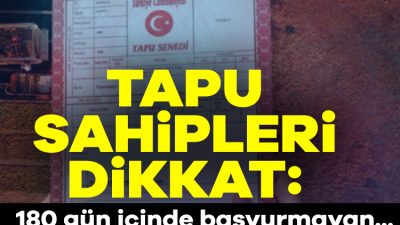 Tarım ve Orman Bakanlığı, 2 yıl boyunca işlenmeyen tarım arazilerini