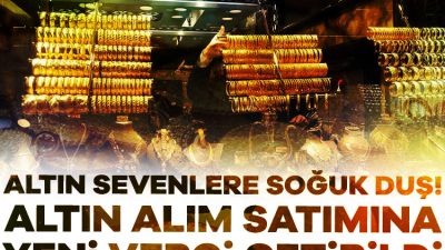Resmi Gazete'de yayımlanan Cumhurbaşkanlığı Kararı ile banka üzerinden yapılacak altın