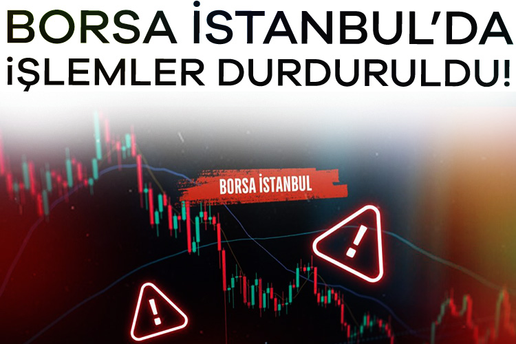 Borsa İstanbul'da bugün sert düşüşler yaşandı. Saat 09,55'te BIST 100