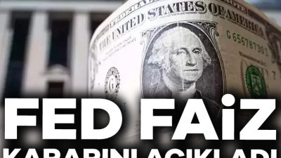 ABD Merkez Bankası (Fed) politika faizini piyasa beklentilerine paralel olarak