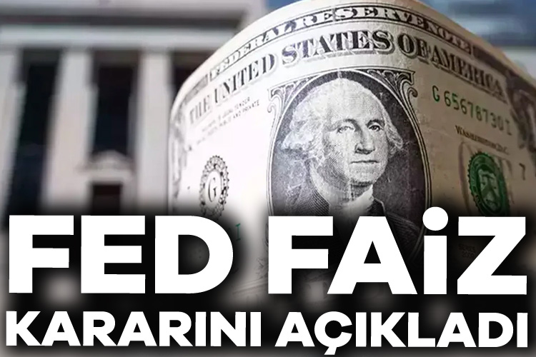 ABD Merkez Bankası (Fed) politika faizini piyasa beklentilerine paralel olarak