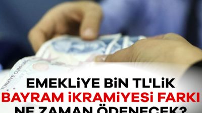 Ramazan Bayramı ikramiyesi 3 bin TL olarak emeklilerin hesaplarına yatırılmaya