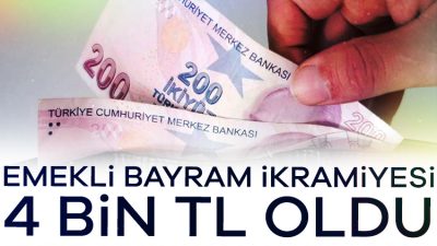 Bayram ikramiyesini 3 bin liradan 4 bin liraya yükselten düzenleme