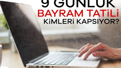 Cumhurbaşkanı Recep Tayyip Erdoğan'ın yaptığı açıklamayla Ramazan Bayramı tatili 9