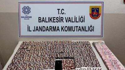 Balıkesir İl Jandarma Komutanlığı ekipleri, kaçakçılık ve organize suçlarla mücadele