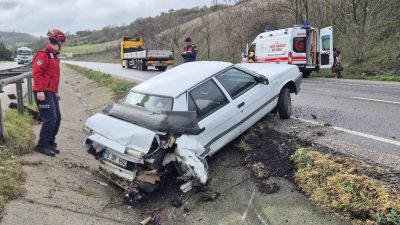 Balıkesir-Bursa kara yolunun Balıkesir istikameti Susurluk Sultançayır mevkisinde meydana gelen