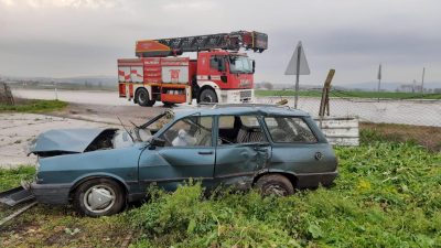 Balıkesir’in Gönen ilçesi ile Bandırma ilçesi arasında bulunan karayolunda meydana