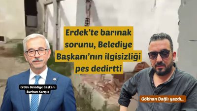 Balıkesir'in Erdek ilçesinde vatandaşlar uzun süredir hayvan barınağına hasret kalmış
