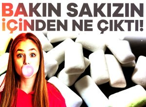 10 farklı markadan alınan sakızlar üzerinde yapılan yeni bir araştırmada