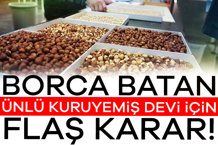 Eskişehir merkezli kuruyemiş devi hakkında açılan konkordato davasında mahkemeden dikkat