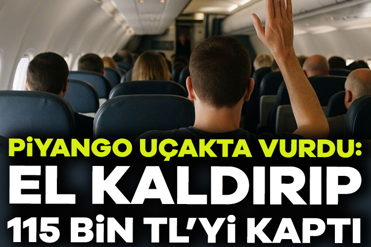 Bir yolcu, bindiği uçak henüz kalkmadan önce kendisine yapılan teklif