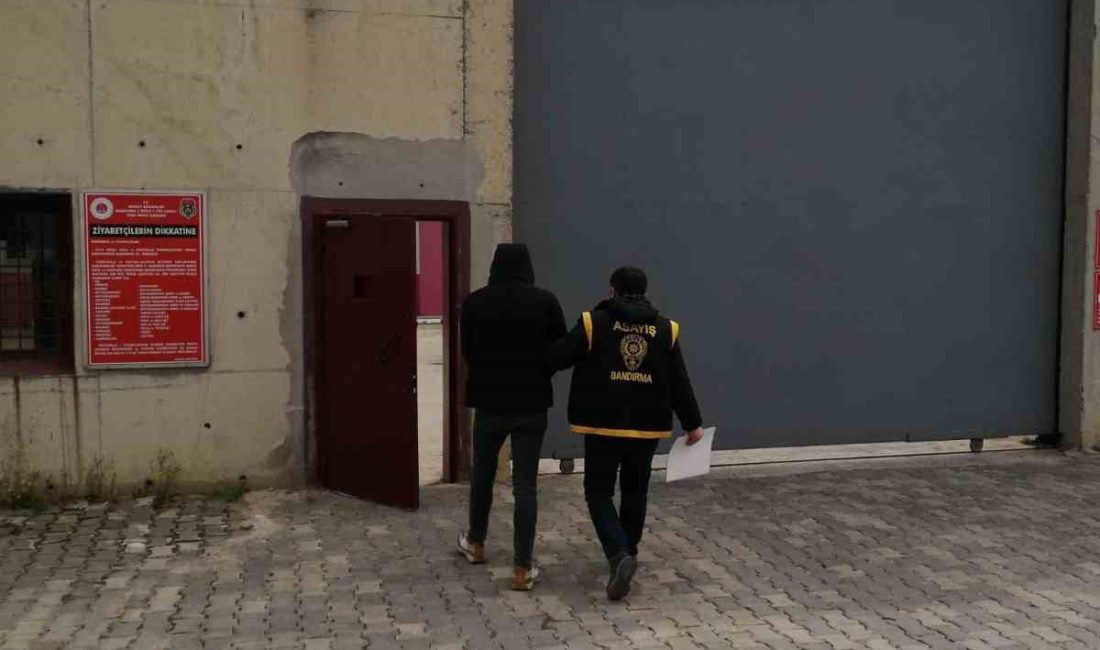 Balıkesir’de polis ekipleri hapis cezası olup firari durumda olan şahıslara
