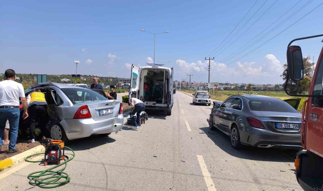 Balıkesir’de trafik kazası iki otomobil çarpıştı; 1 yaralı Balıkesir’in Ayvalık ilçesinde meydana gelen trafik kazasında 1 kişi yaralandı.