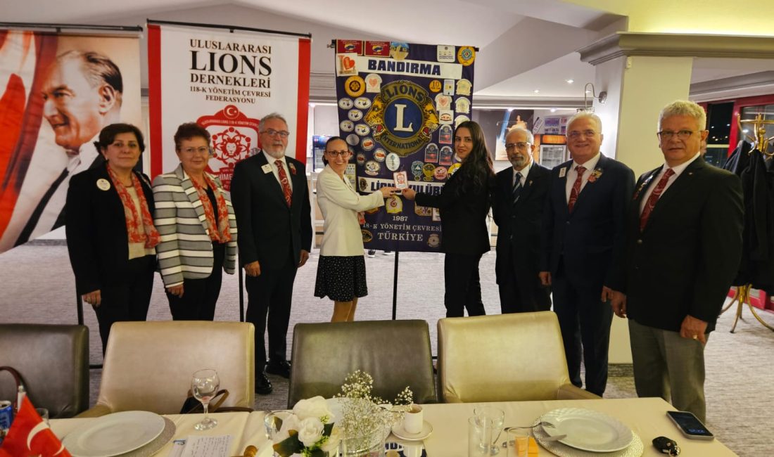 Bandırma Lions Kulübü’nden Bir Yıllık Faaliyet Raporu ve Yeni Dönem Hazırlıkları Balıkesir – Bandırma Lions Kulübü, geride bıraktığı bir yıllık dönemde