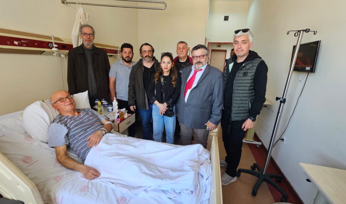 Güney Marmara Medya Çalışanları Derneği, geçirdiği kalp krizi sonrası hastaneye