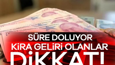 Geçen sene elde edilen kazançlara ilişkin yıllık gelir vergisi beyanname