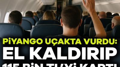 Bir yolcu, bindiği uçak henüz kalkmadan önce kendisine yapılan teklif