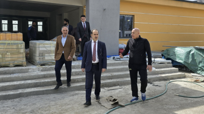 Gençlik ve Spor Bakanlığı tarafından Bandırma’da yapımı süren Gençlik Merkezi