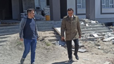  Balıkesir’in Bandırma ilçesinde yapımı devam eden eğitim kurumları inşaatları,