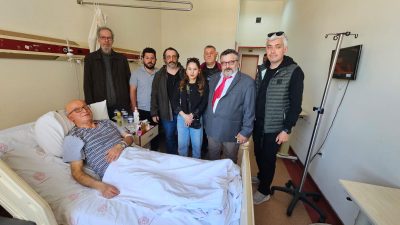 Güney Marmara Medya Çalışanları Derneği, geçirdiği kalp krizi sonrası hastaneye