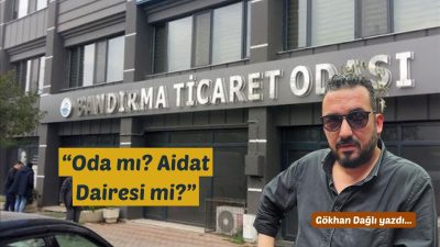Bandırma Ticaret Odası... İsmen ticaretin, görünürde ise sadece aidatın döndüğü