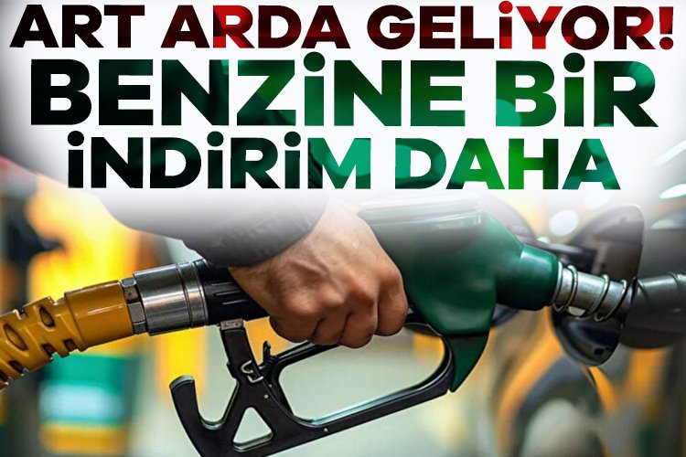 Benzine bir indirim daha! Benzinin litresine 1 lira 36 kuruşluk yeni bir indirim daha