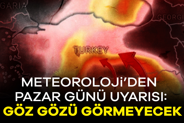 Türkiye'ye yönelik meteoroloji kaynaklarından yeni bir uyarı yapıldı. Pazar günü