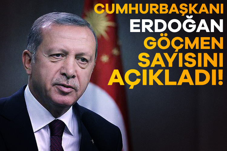 Cumhurbaşkanı Erdoğan göçmen sayısını açıkladı! Cumhurbaşkanı Recep Tayyip Erdoğan, İstanbul'da "Türkiye Yüzyılında Türkiye'nin Göç Yönetimi