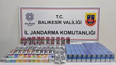 Balıkesir İl Jandarma Komutanlığınca, kaçakçılık ve organize suçlara yönelik yürütülen