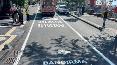 Bandırma Belediyesi tarafından yürütülen Mehmetçik Caddesi yenileme çalışmaları tamamlandı.