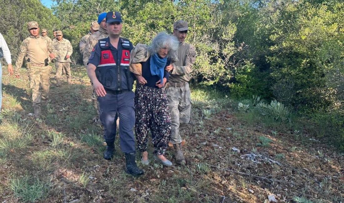 Balıkesir’in Dursunbey ilçesinde kaybolan zihinsel engelli kadın, jandarma ve destek