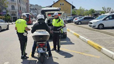 Balıkesir’in Bandırma ilçesinde Trafik Denetleme Büro Amirliği ekiplerince 2025 yılının