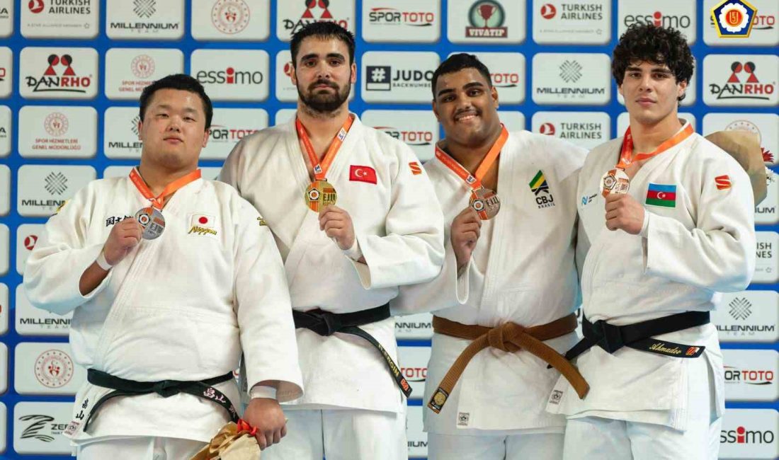 İstanbul’un ev sahipliğinde düzenlenen Gençler Avrupa Judo Kupası’nda Balıkesirli Recep