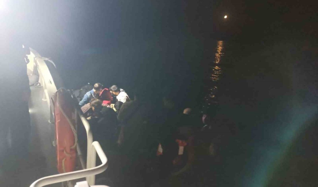Balıkesir’in Ayvalık ilçesinde, yasa dışı yollarla Yunanistan’ın Midilli Adası’na gitmek