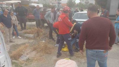 Balıkesir’in Savaştepe ilçesinde meydana gelen trafik kazasında 2 kişi yaralandı.