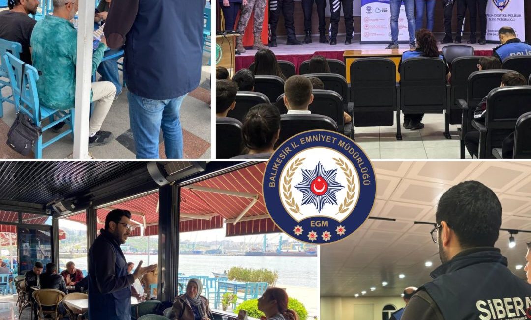 Balıkesir İl Emniyet Müdürlüğü Siber Suçlarla Mücadele Şube Müdürlüğü ekipleri,