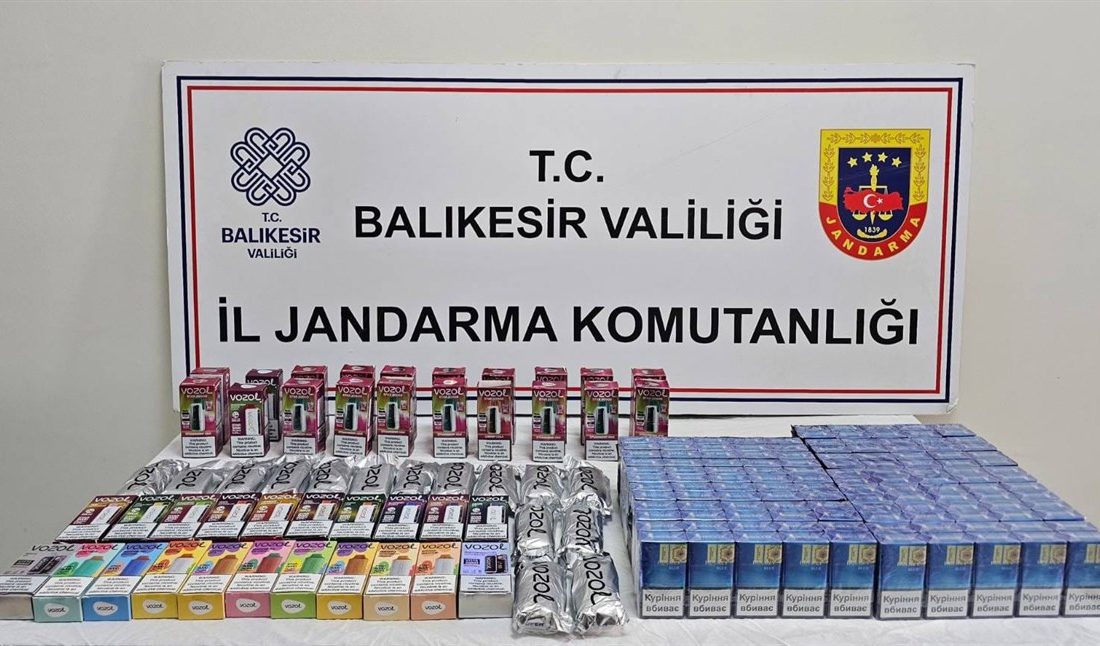 Balıkesir İl Jandarma Komutanlığınca, kaçakçılık ve organize suçlara yönelik yürütülen